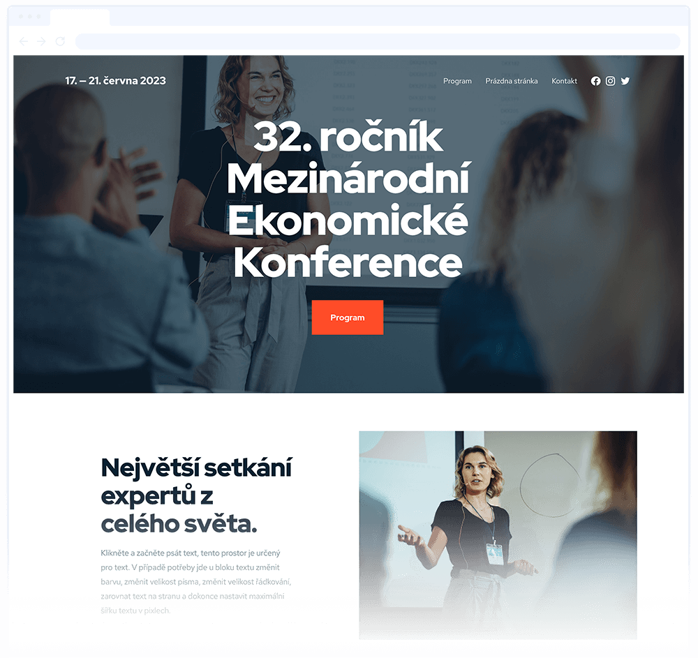 Online pozvánka na mobile